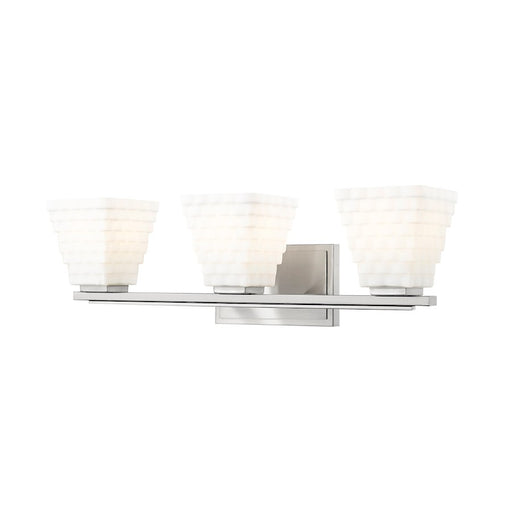 Z-Lite Annalise 3 Light Vanity, Brushed Nickel/Matte Opal - 7514-3V-BN