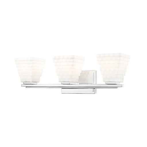 Z-Lite Annalise 3 Light Vanity, Chrome/Matte Opal - 7514-3V-CH
