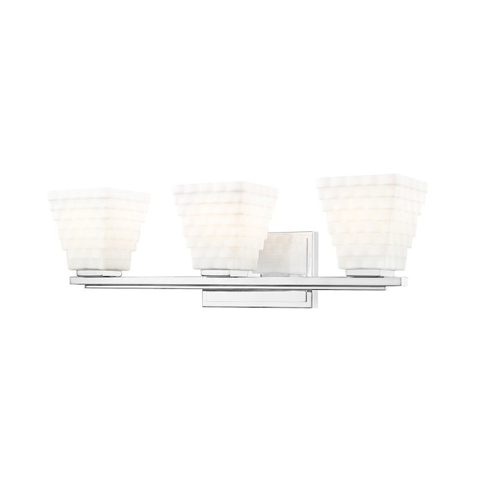 Z-Lite Annalise 3 Light Vanity, Chrome/Matte Opal - 7514-3V-CH