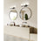 Z-Lite Annalise 3 Light Vanity, Matte Black/Matte Opal
