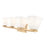 Z-Lite Annalise 4 Light Vanity, Modern Gold/Matte Opal