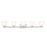 Z-Lite Annalise 5 Light Vanity, Brushed Nickel/Matte Opal
