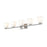 Z-Lite Annalise 5 Light Vanity, Brushed Nickel/Matte Opal