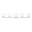 Z-Lite Annalise 5 Light Vanity, Chrome/Matte Opal