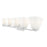 Z-Lite Annalise 5 Light Vanity, Chrome/Matte Opal