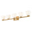 Z-Lite Annalise 5 Light Vanity, Modern Gold/Matte Opal