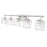 Z-Lite Landon 5 Light Vanity, Brushed Nickel/Clear Ribbed