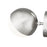 Z-Lite Realm Sphere 1 Light 8.5" Wall Sconce, Brushed Nickel/Matte Opal