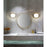 Z-Lite Realm Sphere 1 Light 8.5" Wall Sconce, Modern Gold/Matte Opal