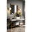 Z-Lite Realm Sphere 1 Light 8.5" Wall Sconce, Modern Gold/Matte Opal