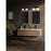 Z-Lite Realm Sphere 2 Light 7.5" Vanity, Matte Black/Matte Opal