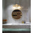 Z-Lite Realm Sphere 2 Light 7.5" Vanity, Modern Gold/Matte Opal