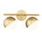 Z-Lite Realm Sphere 2 Light 7.5" Vanity, Modern Gold/Matte Opal