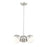 Z-Lite Realm Sphere 3 Light 17.25" Chandelier, Brushed Nickel/Matte Opal - 7517-3BN