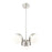 Z-Lite Realm Sphere 3Lt 17.25" Chandelier, Brushed Nickel/Matte Opal