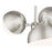 Z-Lite Realm Sphere 3 Light 17.25" Chandelier, Brushed Nickel/Matte Opal