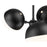 Z-Lite Realm Sphere 3 Light 17.25" Chandelier, Matte Black/Matte Opal