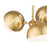 Z-Lite Realm Sphere 3 Light 17.25" Chandelier, Modern Gold/Matte Opal