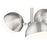 Z-Lite Realm Sphere 3 Light 17.25" Semi Flush Mount, Nickel/Opal