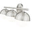Z-Lite Realm Sphere 3 Light 7.5" Vanity, Brushed Nickel/Matte Opal