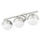 Z-Lite Realm Sphere 3 Light 7.5" Vanity, Brushed Nickel/Matte Opal
