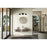 Z-Lite Realm Sphere 3 Light 7.5" Vanity, Matte Black/Matte Opal