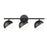Z-Lite Realm Sphere 3 Light 7.5" Vanity, Matte Black/Matte Opal