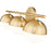 Z-Lite Realm Sphere 3 Light 7.5" Vanity, Modern Gold/Matte Opal