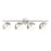 Z-Lite Realm Sphere 4 Light 7.5" Vanity, Brushed Nickel/Matte Opal