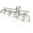 Z-Lite Realm Sphere 4 Light 7.5" Vanity, Brushed Nickel/Matte Opal