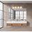 Z-Lite Realm Sphere 4 Light 7.5" Vanity, Modern Gold/Matte Opal