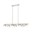 Z-Lite Realm Sphere 7Lt 54" Linear Chandelier, Nickel/Opal - 7517-7L-BN