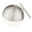 Z-Lite Realm Sphere 1 Light 10.75" Pendant, Brushed Nickel/Matte Opal