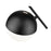 Z-Lite Realm Sphere 1 Light 10.75" Pendant, Matte Black/Matte Opal