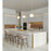 Z-Lite Realm Sphere 1 Light 10.75" Pendant, Modern Gold/Matte Opal
