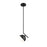 Z-Lite Realm Sphere 1 Light 8.5" Pendant, Matte Black/Matte Opal