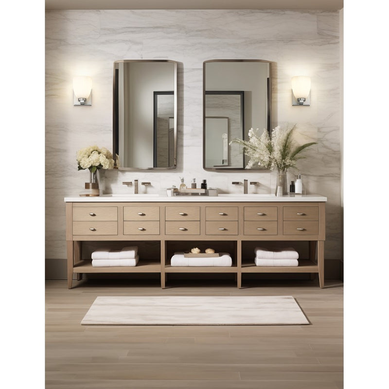 Z-Lite Naya 1 Light Wall Sconce, Brushed Nickel/Matte Opal