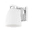 Z-Lite Naya 1 Light Wall Sconce, Chrome/Matte Opal