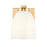 Z-Lite Naya 1 Light Wall Sconce, Modern Gold/Matte Opal