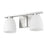 Z-Lite Naya 2 Light Vanity, Brushed Nickel/Matte Opal