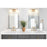 Z-Lite Naya 2 Light Vanity, Modern Gold/Matte Opal