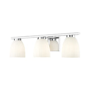 Z-Lite Naya 3 Light Vanity, Chrome/Matte Opal - 7518-3V-CH