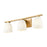Z-Lite Naya 3 Light Vanity, Modern Gold/Matte Opal