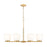 Z-Lite Naya 8 Light Chandelier, Modern Gold/Matte Opal - 7518-8MGLD