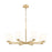 Z-Lite Naya 8 Light Chandelier, Modern Gold/Matte Opal