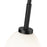 Z-Lite Naya 1 Light 8" Pendant, Matte Black/Matte Opal