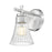 Z-Lite Belle 1 Light Wall Sconce, Brushed Nickel/Clear