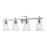 Z-Lite Belle 4 Light Vanity, Chrome/Clear - 7519-4V-CH