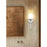 Z-Lite Henri 1 Light Wall Sconce, Brushed Nickel/White Opal