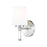 Z-Lite Henri 1 Light Vanity, Brushed Nickel/White Opal - 7700-1V-BN